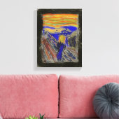 Toile Le cri (Insitu(Salon))