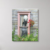 Toile Le cri dans une fenêtre (Recto)