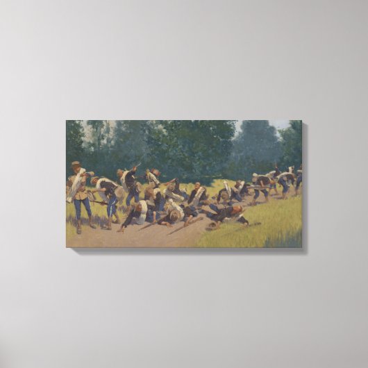 Toile Le cri d'éclat à San Juan Hill (Recto)