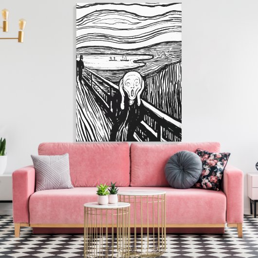 Toile Le cri d'Edvard Munch (Insitu(Salon))