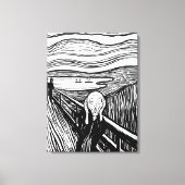 Toile Le cri d'Edvard Munch (Recto)