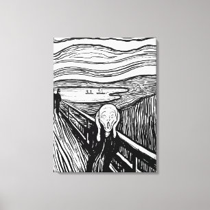 Toile Le cri d'Edvard Munch