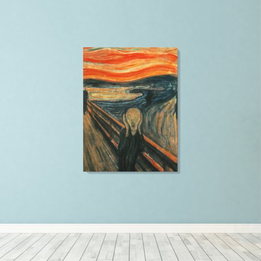 Toile Le cri d'Edvard Munch (Insitu (Plancher de Bois))