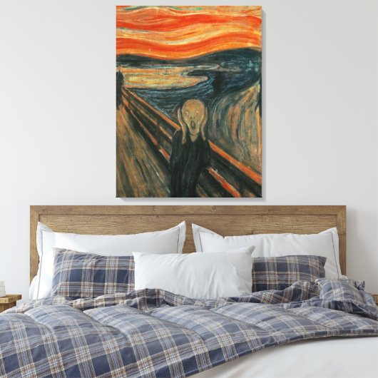 Toile Le cri d'Edvard Munch (Insitu(Chambre))