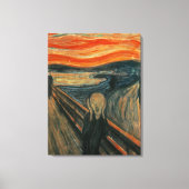 Toile Le cri d'Edvard Munch (Recto)
