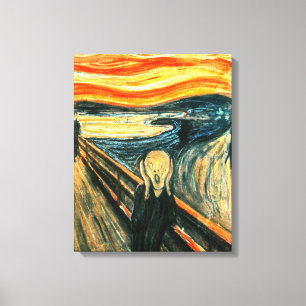Toile Le cri d'Edvard Munch