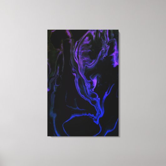 Toile Le Cri - une création d'art abstrait sur un format (Recto)