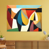 Toile Le cubisme surréaliste fragmenté (Insitu(Salon))