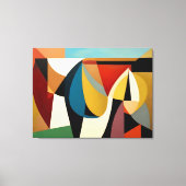 Toile Le cubisme surréaliste fragmenté (Recto)