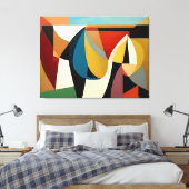 Toile Le cubisme surréaliste fragmenté (Insitu(Chambre))