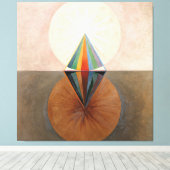 Toile Le Cygne, Groupe IX, N°12 par Hilma af Klint (Insitu (Plancher de Bois))