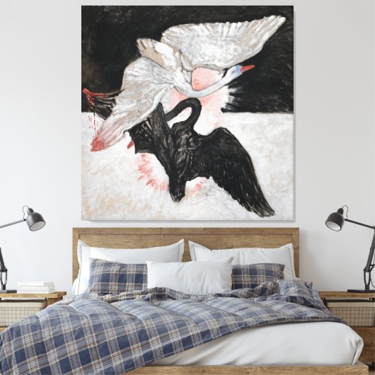 Toile Le Cygne, Groupe IX, No 2 par Hilma af Klint (Insitu(Chambre))
