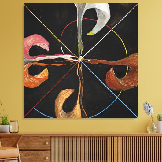 Toile Le Cygne, Groupe IX, No 7 par Hilma af Klint (Insitu(Salon))