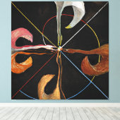 Toile Le Cygne, Groupe IX, No 7 par Hilma af Klint (Insitu (Plancher de Bois))