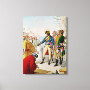 Toile Le débarquement du napoléon à l'Alexandrie