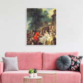 Toile Le déjeuner de la chasse, 1737 (Insitu(Salon))