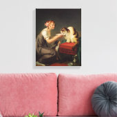 Toile Le déjeuner du chat (Insitu(Salon))