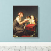 Toile Le déjeuner du chat (Insitu (Plancher de Bois))