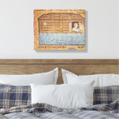 Toile Le déluge, de l'Atrium, détail de Noé (Insitu(Chambre))