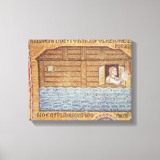 Toile Le déluge, de l'Atrium, détail de Noé (Recto)