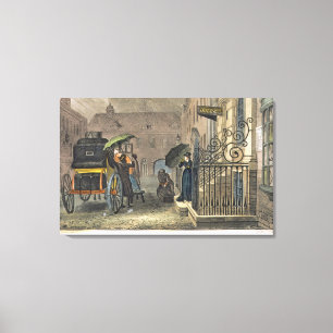 Toile Le départ, plat 'des croquis poétiques de Sc