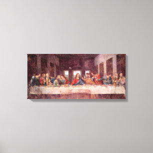 Toile Le dernier dîner par Leonardo da Vinci, la