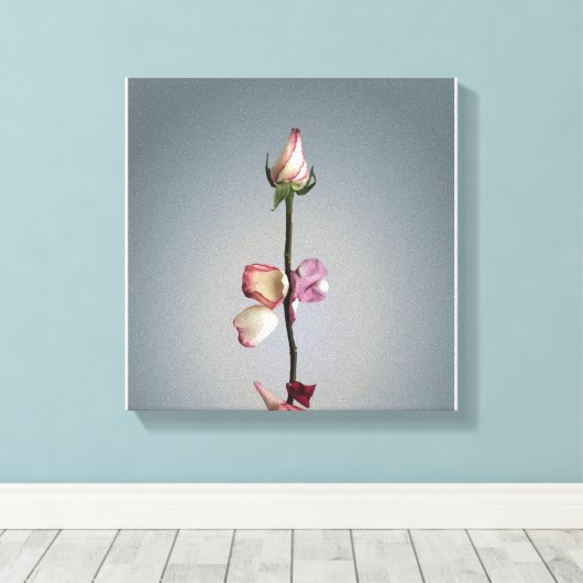 Toile Le dernier pétal... (Insitu (Plancher de Bois))