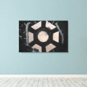 Toile Le désert du Sahara visible par les fenêtres (Insitu (Plancher de Bois))