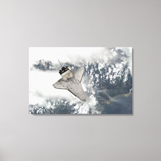 Toile Le dessous de la navette spatiale Discovery (Recto)