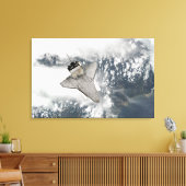 Toile Le dessous de la navette spatiale Discovery (Insitu(Salon))