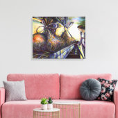 Toile Le destin hurlant de la vie (Insitu(Salon))