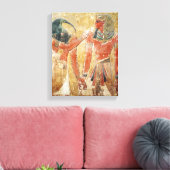 Toile Le dieu Thoth avec Seti I dans la tombe de Seti (Insitu(Salon))