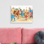 Toile Le dîner de Noël du "brownie" (Insitu(Salon))