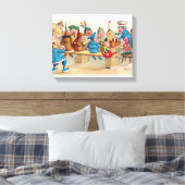 Toile Le dîner de Noël du "brownie" (Insitu(Chambre))