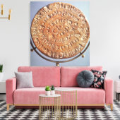 Toile Le disque Phaistos, avec une signification inconnu (Insitu(Salon))