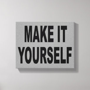 Toile Le do-it-yourself créent votre propre illustration