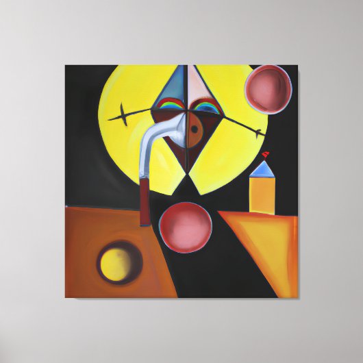 Toile Le docteur de la peste - Peinture à l'huile (Recto)