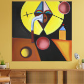 Toile Le docteur de la peste - Peinture à l'huile (Insitu(Salon))