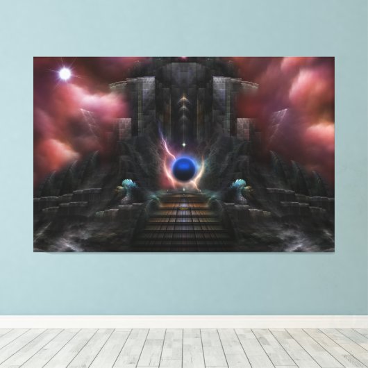 Toile Le Domaine De L'Osphilium Canvas Imprimer (Insitu (Plancher de Bois))