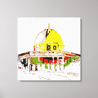 Toile Le Dôme du Rocher : un symbole de paix