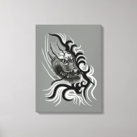 Le dragon chinois à la toiture de tatouage