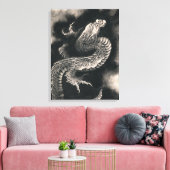 Toile Le dragon par Katsushika Hokusai (Insitu(Salon))