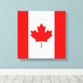Toile Le drapeau canadien, Canada (Insitu (Plancher de Bois))
