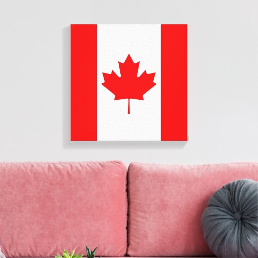 Toile Le drapeau canadien, Canada (Insitu(Salon))