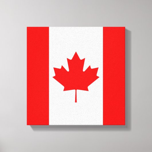 Toile Le drapeau canadien, Canada (Recto)