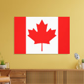 Toile Le drapeau de la Feuille d'érable du Canada (Insitu(Salon))