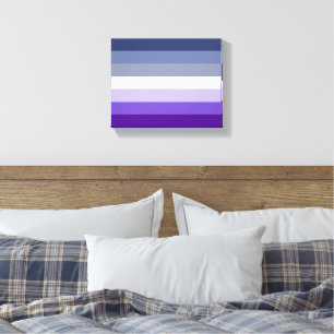Toile Le drapeau de la fierté lesbienne boucher de Slipp