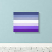 Toile Le drapeau de la fierté lesbienne boucher de Slipp (Insitu (Plancher de Bois))