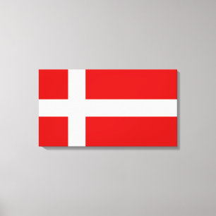 Toile Le drapeau du Danemark