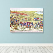 Toile Le duc d'Alba, rappelé en Espagne (Insitu (Plancher de Bois))